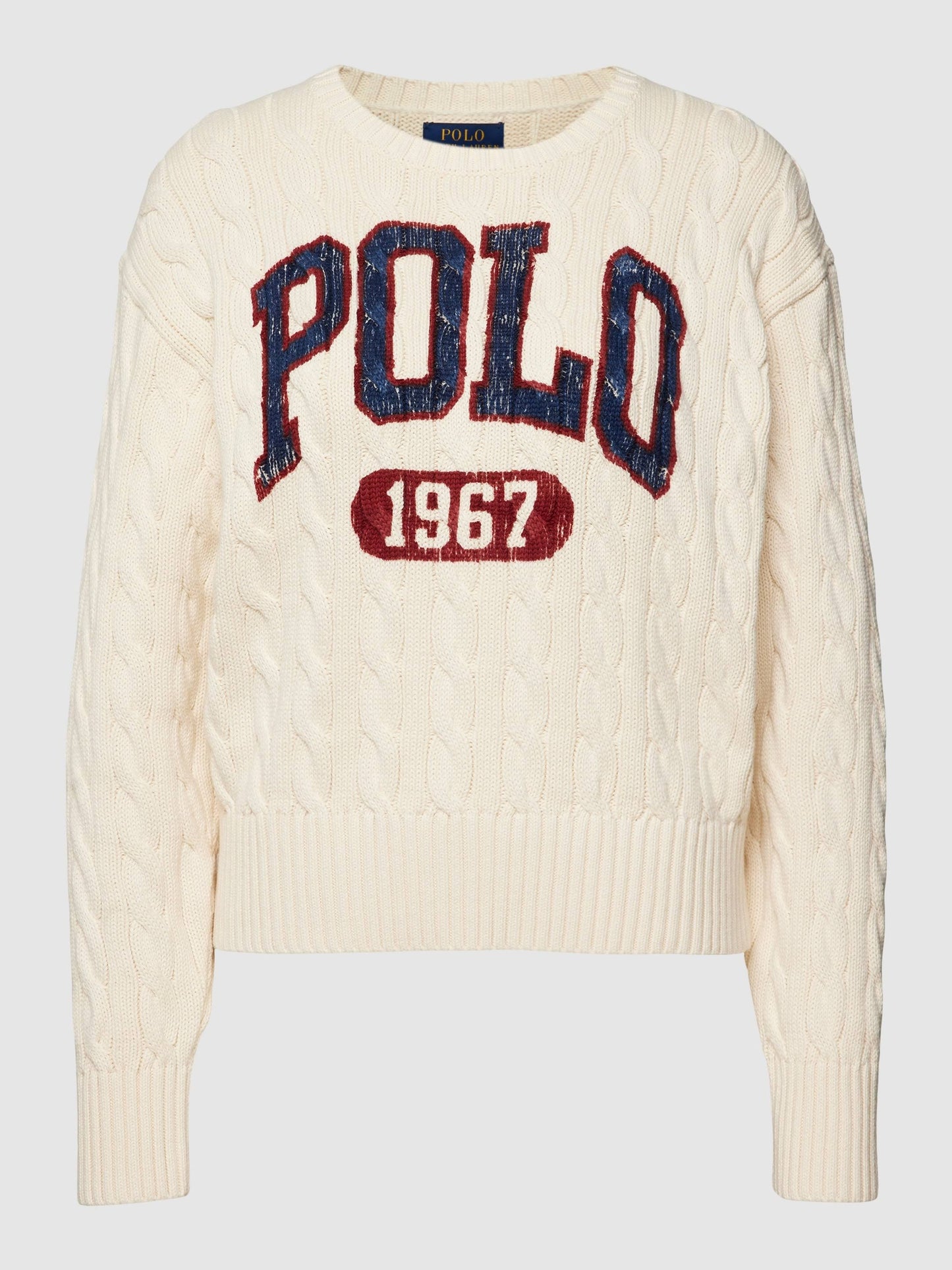 POLO RALPH LAUREN || Women Beige Prints Casual Sweaters