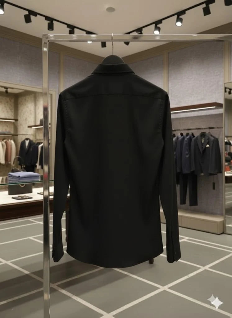 GUCCI || Men's Lion Head Crystal-Embellished Cotton Poplin Shirt