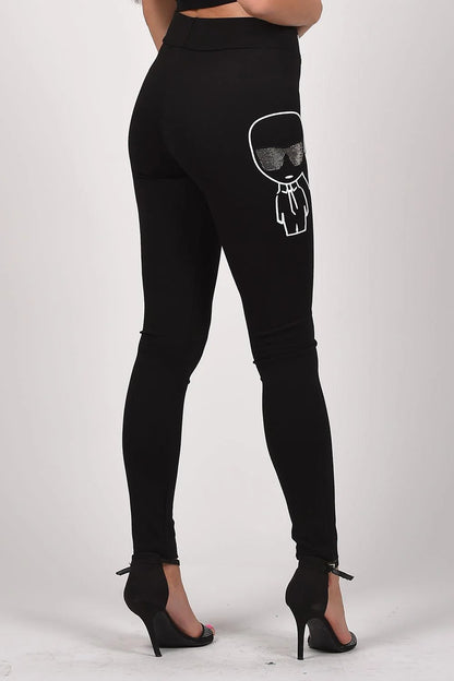 KARL LAGERFELD || Ladies Active Wear Leggings/Tights For Ladies - FASHION MYST 