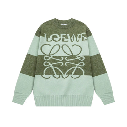 LOEWE || Men's Brand-Embroidered Relaxed-Fit Cotton-Wool-Jersey Pullover