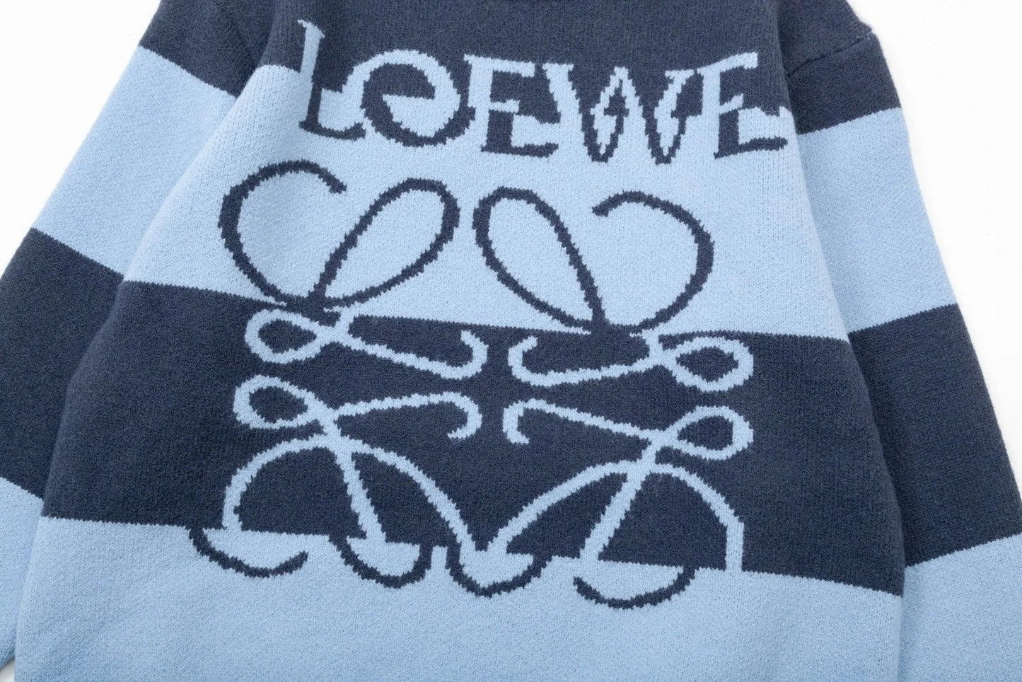 LOEWE || Men's Brand-Embroidered Relaxed-Fit Cotton-Wool-Jersey Pullover